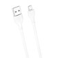 XO cable NB200 USB - microUSB 1,0m 2.1A white hind ja info | Kaablid ja juhtmed | kaup24.ee