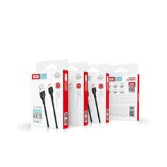 XO cable NB200 USB - microUSB 1,0m 2.1A white hind ja info | Kaablid ja juhtmed | kaup24.ee