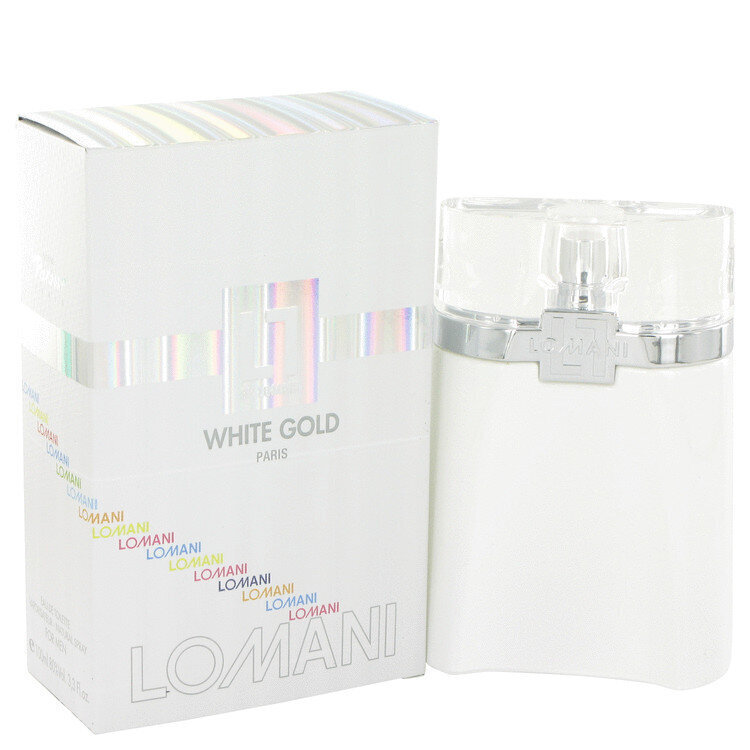 Meeste tualettvesi Lomani White Gold EDT, 100 ml цена и информация | Meeste parfüümid | kaup24.ee