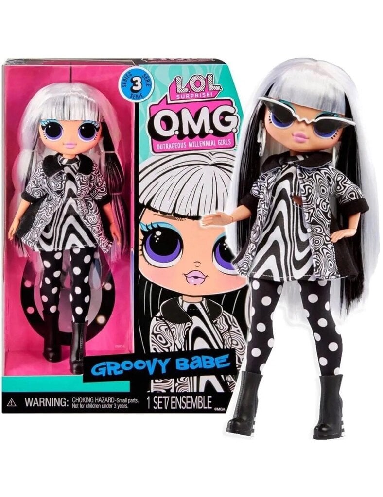 LOL Surprise!!! OMG Groovy Babe - Series 3 hind ja info | Tüdrukute mänguasjad | kaup24.ee