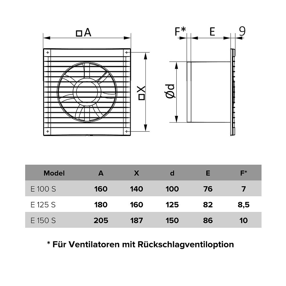 Vannitoa väljatõmbeventilaator Vlano E ST цена и информация | Vannitoa ventilaatorid | kaup24.ee