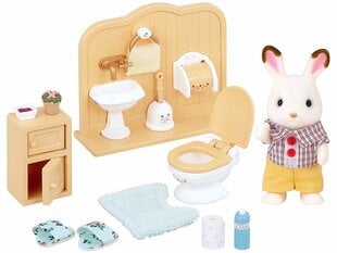 Mängujänes ja vannitoa mööbel, Sylvanian Families цена и информация | Игрушки для девочек | kaup24.ee