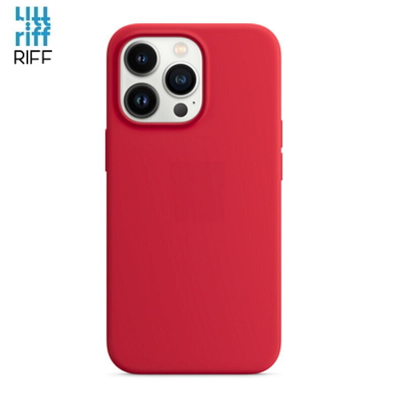 Riff Thin & Soft silikoonist ümbris pehme kiuga sees Apple iPhone 13 Pro Max Red jaoks цена и информация | Telefoni kaaned, ümbrised | kaup24.ee