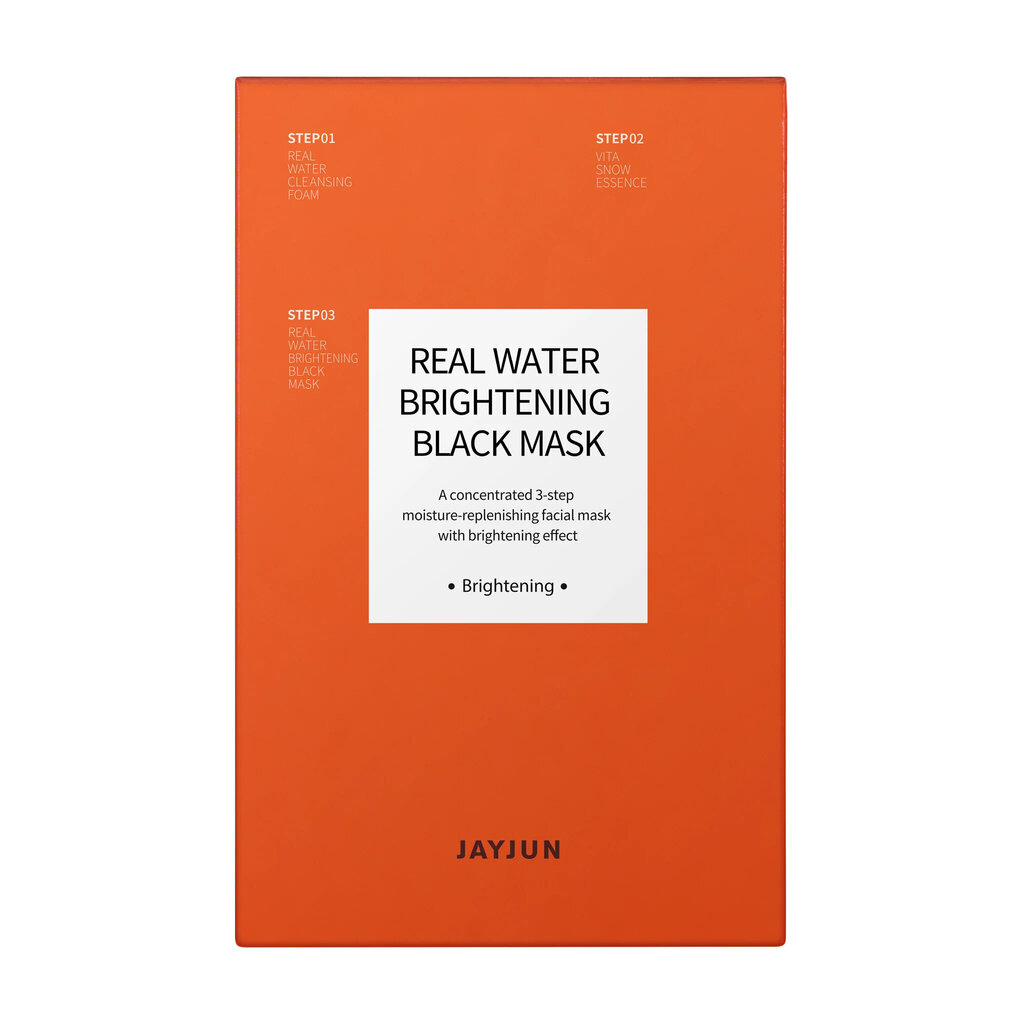 Puhastav näomask Jayjun Real water brightening black Mask, 28 ml hind ja info | Näomaskid, silmamaskid | kaup24.ee