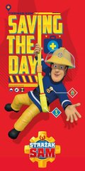 Laste rätik Fireman Sam, 70x140 cm hind ja info | Rätikud, saunalinad | kaup24.ee