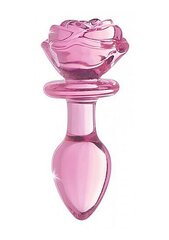 Klaasist anaaltapp Rose, roosa, keskmine hind ja info | Anaallelud | kaup24.ee