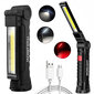 LED COB taskulamp punase lambiga цена и информация | Taskulambid, prožektorid | kaup24.ee