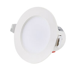 LED allvalgusti IP44 5W, 3000K, süvisp. kroom Ø 60/83mm - 450 lm hind ja info | Süvistatavad ja LED valgustid | kaup24.ee