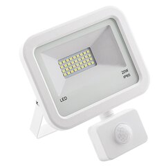 LED prozektor liikumisanduriga valge 30W hind ja info | Süvistatavad ja LED valgustid | kaup24.ee