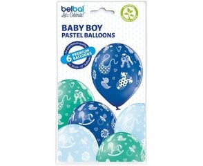 Trükipildiga õhupallid 12"/ 30 cm 6 tk "Baby Boy" 1712 hind ja info | Õhupallid | kaup24.ee