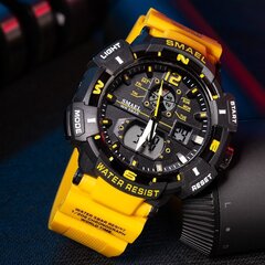 Роскошные спортивные часы, желтые цена и информация | Мужские часы | kaup24.ee