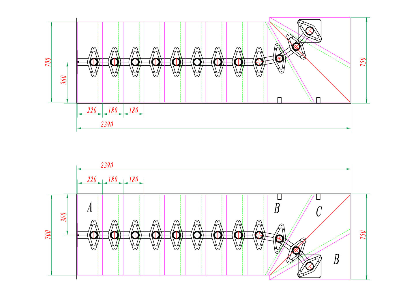 Moodul trepp Boston Dolle Antrasiit 1/4 Pööre. Komplekti kõrgus 247-325 cm hind ja info | Trepid | kaup24.ee