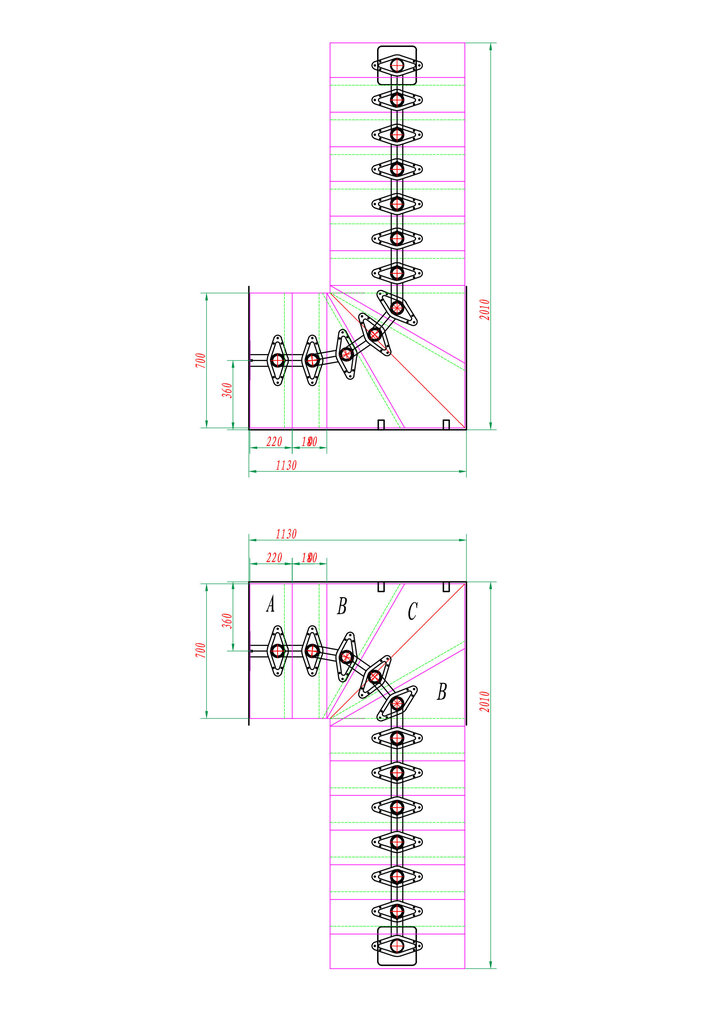 Moodul trepp Boston Dolle Valge 1/4 Pööre.Komplekti kõrgus 247-325 cm hind ja info | Trepid | kaup24.ee