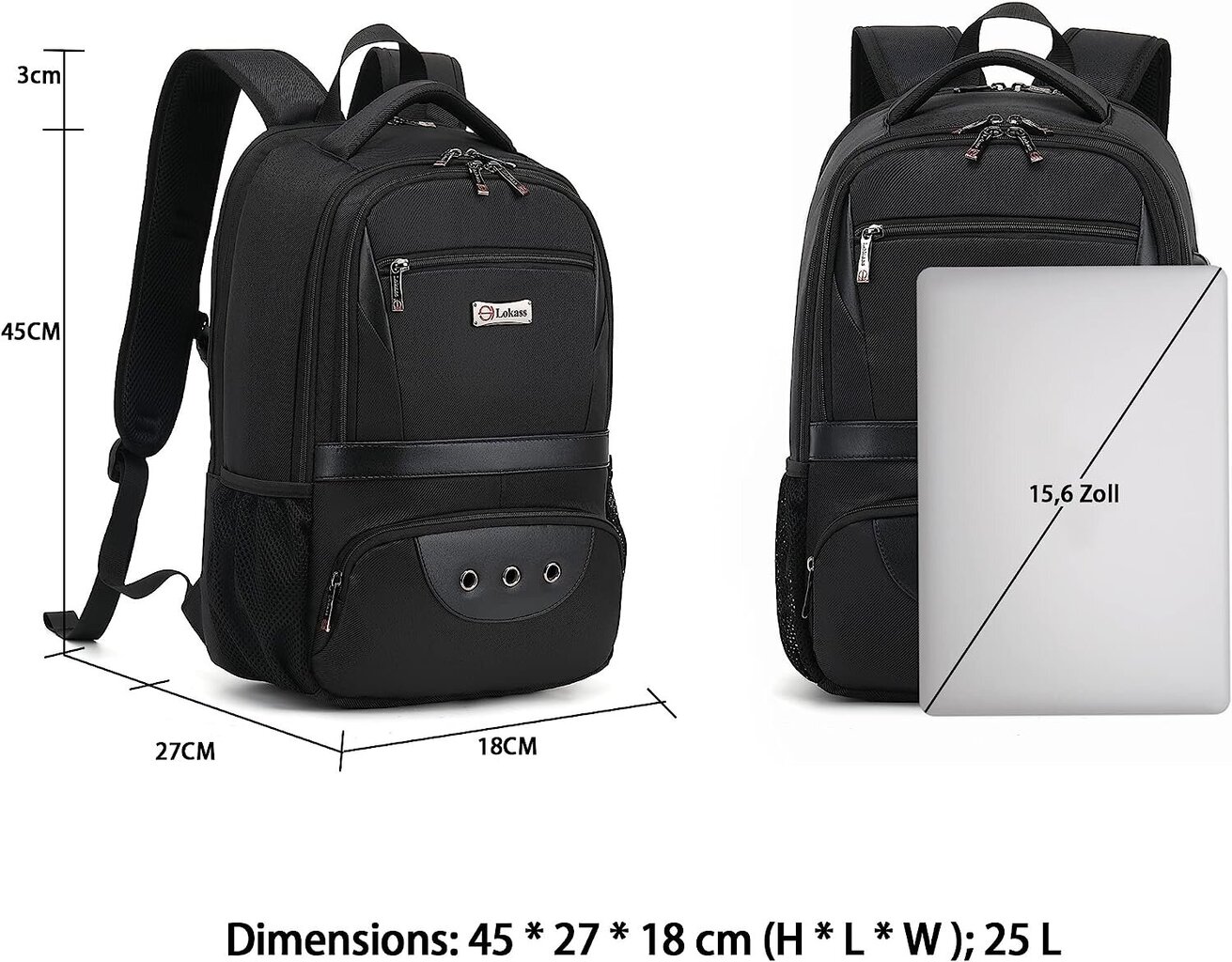 Sülearvuti seljakott Coolbell, must hind ja info | Sülearvutikotid | kaup24.ee