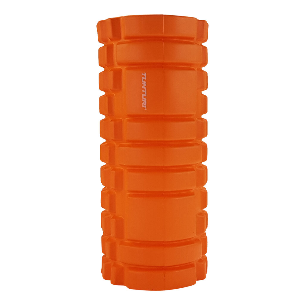 Massaažirull TUNTURI Yoga Foam Grid Roller 33cm, oranž hind ja info | Massaažikaubad | kaup24.ee