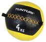 Topispall Tunturi Wall Ball 4 kg, kollane цена и информация | Topispallid | kaup24.ee