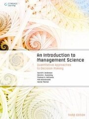 Introduction to Management Science: Quantitative Approaches to Decision Making 3rd edition цена и информация | Книги по экономике | kaup24.ee