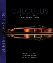 Single Variable Calculus: Early Transcendentals, Metric Edition 9th edition hind ja info | Majandusalased raamatud | kaup24.ee