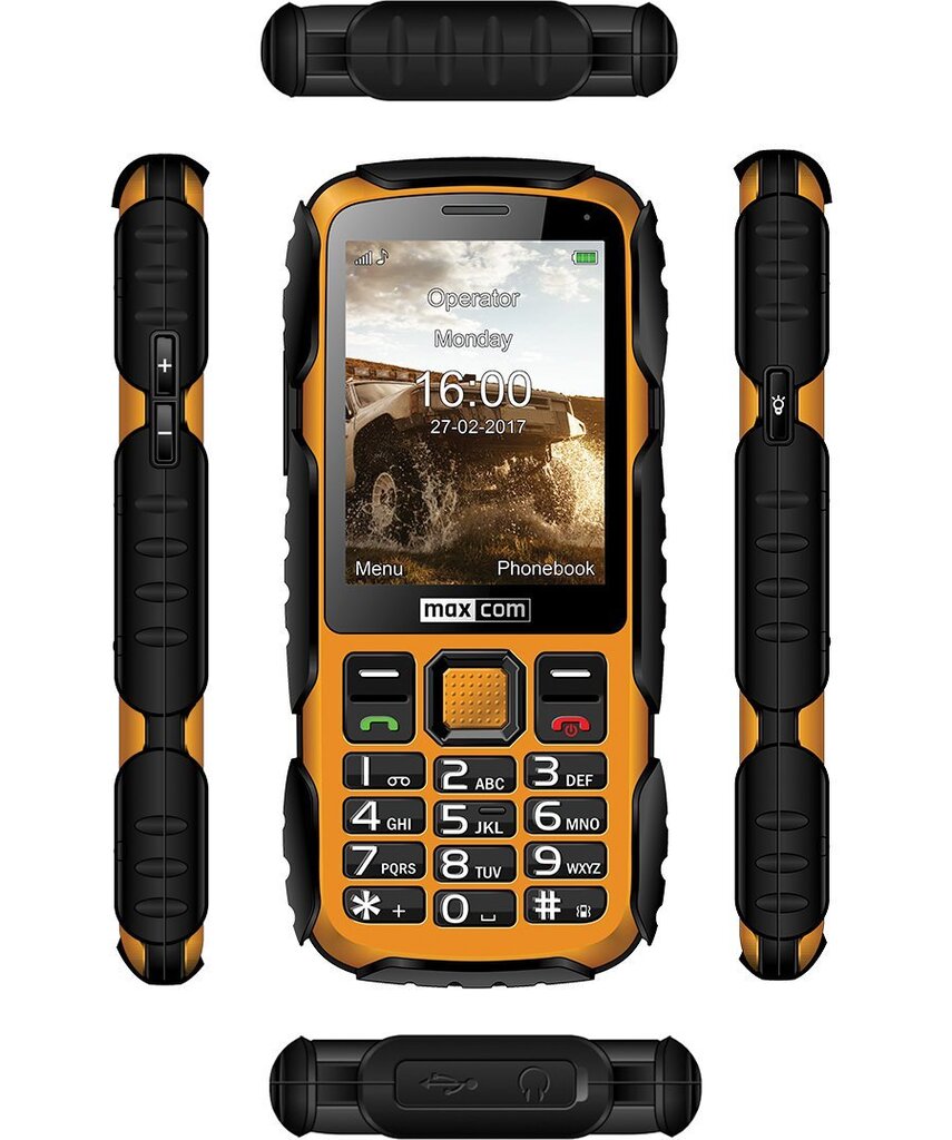 MaxCom MM920, (ENG), Yellow hind ja info | Telefonid | kaup24.ee