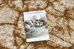 Rugsx ковровая дорожка BCF Morad Marmur, бежевая, 80 см