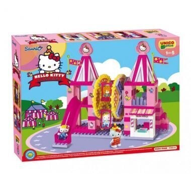 Unico Plus Lõbustuspark Hello Kitty , 114tk цена и информация | Klotsid ja konstruktorid | kaup24.ee