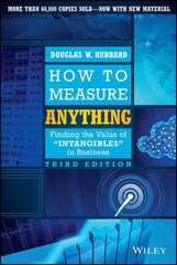 How to Measure Anything, Third Edition - Finding the Value of Intangibles in Business: Finding the Value of Intangibles in Business 3rd Edition hind ja info | Majandusalased raamatud | kaup24.ee