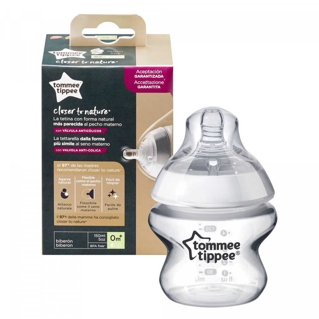 Tommee Tippee lutipudel 150ml 42241076 42240076 hind ja info | Lutipudelid ja aksessuaarid | kaup24.ee