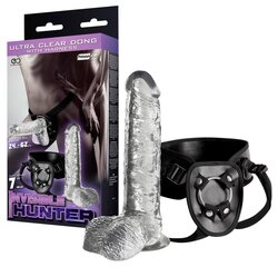 Dildo Exellent Power Invisible Hunter, läbipaistev hind ja info | Dildod | kaup24.ee