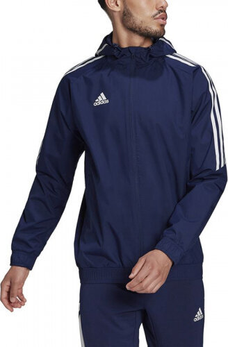 Meeste dress Adidas Condivo 22 All-Weather Jacket M HA6266 HA6266 hind ja info | Meeste pusad | kaup24.ee