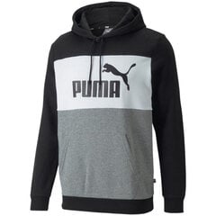 Мужской свитер Puma Colorblock Hoodie 84877201, черный цена и информация | Мужская спортивная одежда | kaup24.ee