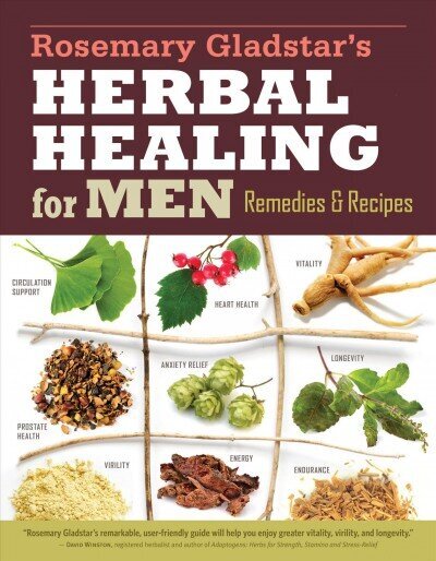 Rosemary Gladstar's Herbal Healing for Men: How to Make and Use Herbal Remedies for Energy, Potency, and Strength. a Storey Basics(r) Title 2nd Revised ed. цена и информация | Eneseabiraamatud | kaup24.ee