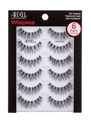 Kunstripsmed Ardell Wispies Black, 6 tk hind ja info | Kunstripsmed, ripsmekoolutajad | kaup24.ee