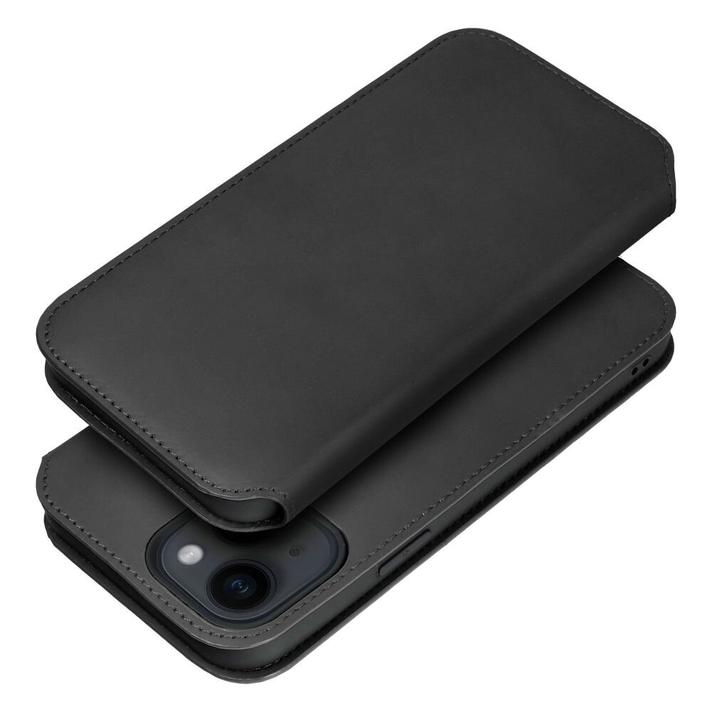 Telefoni kaaned Dual pocket book for IPhone 14 Plus, musta värvi цена и информация | Telefoni kaaned, ümbrised | kaup24.ee