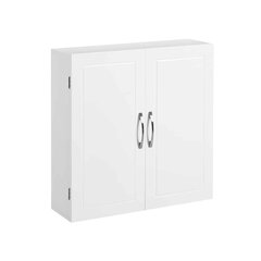 Настенный шкафчик для ванной, 2 дверцы цена и информация | Шкафчики для ванной | kaup24.ee