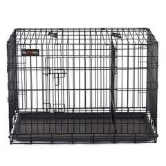 Клетка для собаки 92,5 х 57,5 х 64 см с дверцей цена и информация | Переноски, сумки | kaup24.ee