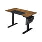 Reguleeritava kõrgusega laud vintage pruuni ja musta värvi hind ja info | Arvutilauad, kirjutuslauad | kaup24.ee