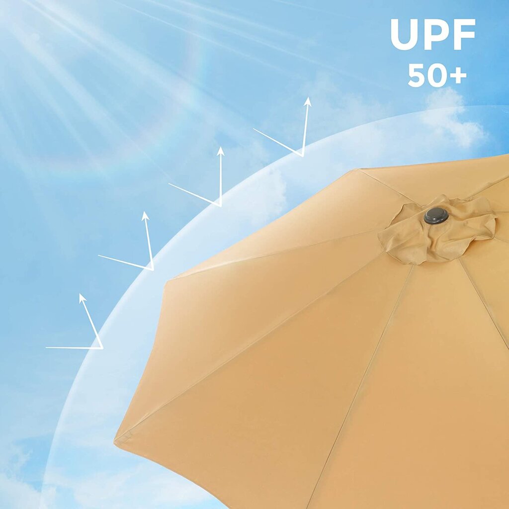 Vihmavari Ø 270 cm hind ja info | Päikesevarjud, markiisid ja alused | kaup24.ee