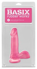 Dildo Basix Rubber Works, roosa hind ja info | Basix Rubber Works Erootikakaubad | kaup24.ee