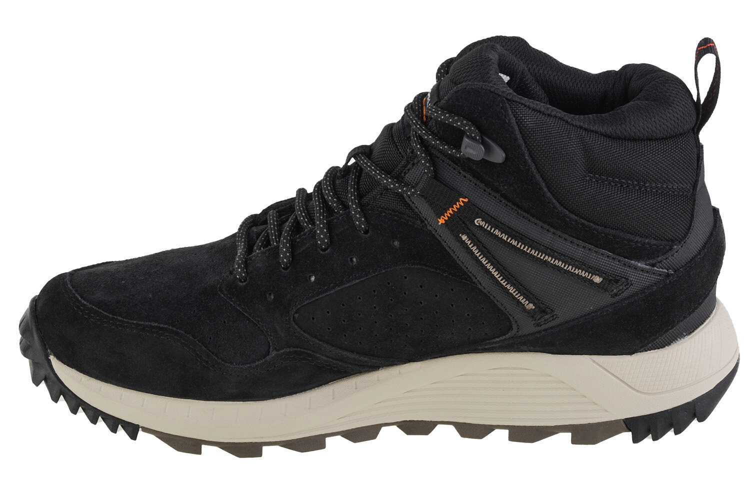 Merrell Wildwood Sneaker Mid WP, Meeste talvesaapad, Must värv hind ja info | Spordi- ja vabaajajalatsid meestele | kaup24.ee