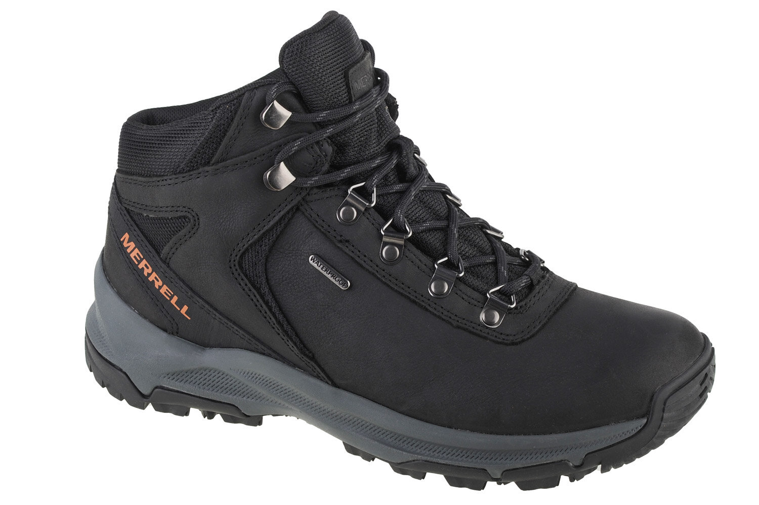 Merrell Erie Mid Ltr WP, Meeste matkajalatsid, Must värv цена и информация | Meeste kingad, saapad | kaup24.ee