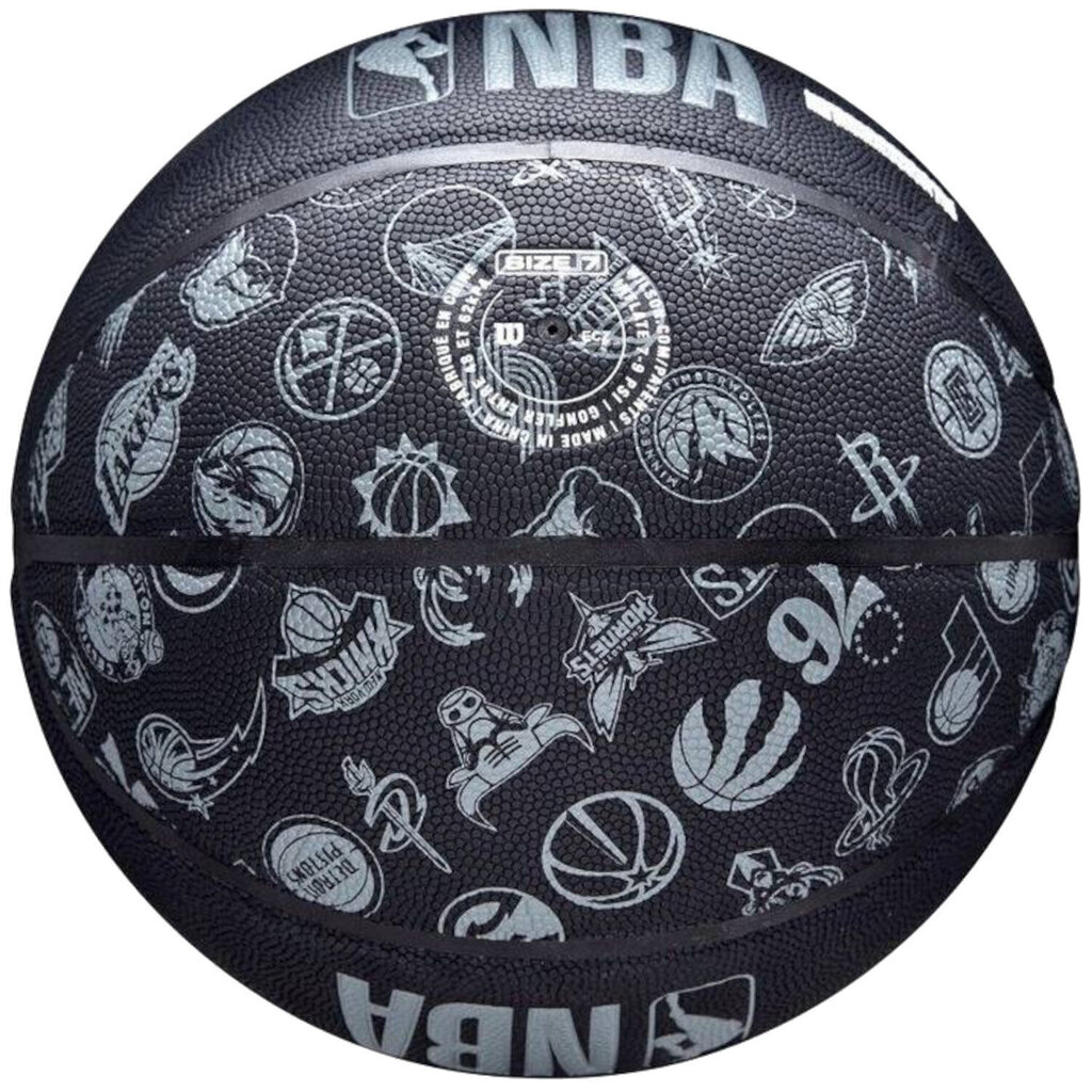 Wilson NBA All Team Ball, unisex basketball balls , Must värv hind ja info | Korvpallid | kaup24.ee