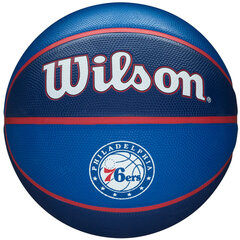 Wilson NBA Team Philadelphia 76ers Ball, unisex basketball balls , синий цена и информация | Баскетбольные мячи | kaup24.ee