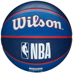 Wilson NBA Team Philadelphia 76ers Ball, unisex basketball balls , Sinine цена и информация | Баскетбольные мячи | kaup24.ee