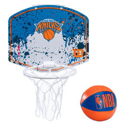 Wilson NBA Team New York Knicks Mini Hoop, unisex basketball backboards, синий цена и информация | Баскетбольные щиты | kaup24.ee