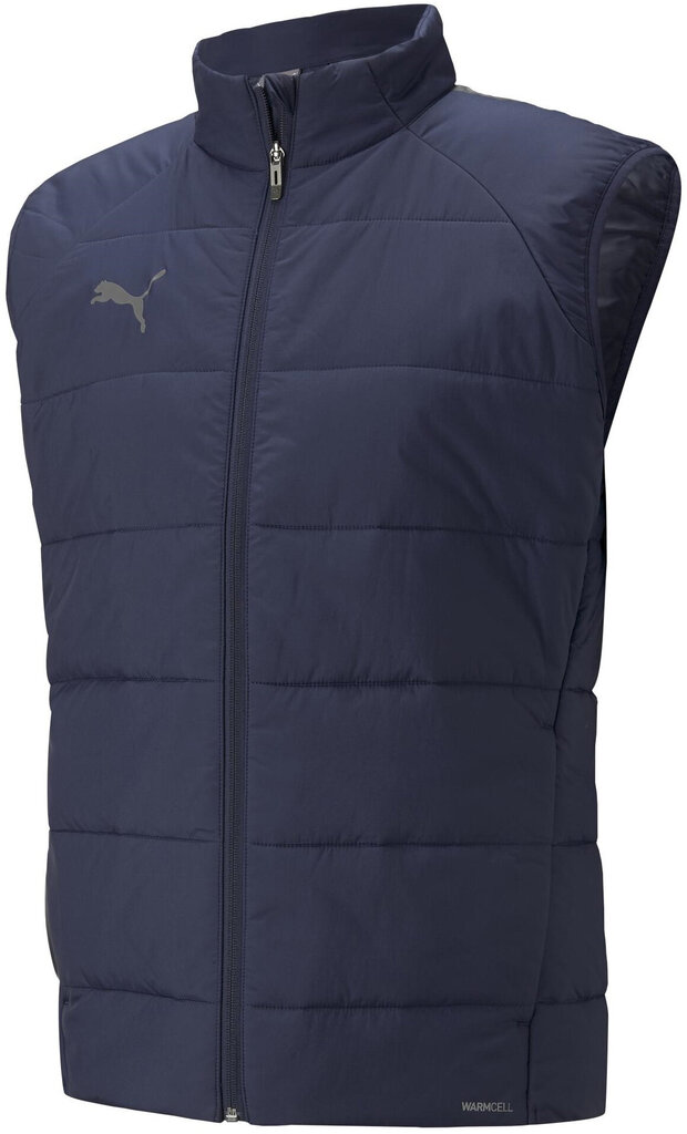 Puma Vest TeamLiga Vest Jacket Navy 657968 06 657968 06/L hind ja info | Meeste vestid | kaup24.ee