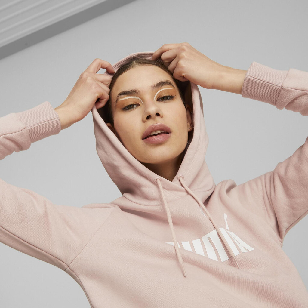 Puma Džemper Ess Logo Hoodie Pink 586789 47 586789 47/S цена и информация | Naiste pusad | kaup24.ee