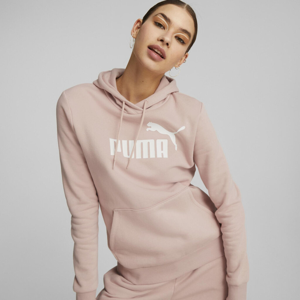 Puma Džemper Ess Logo Hoodie Pink 586789 47 586789 47/S цена и информация | Naiste pusad | kaup24.ee