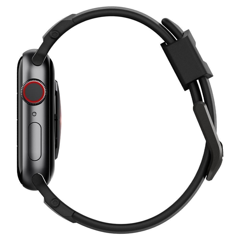 Spigen Rugged Band, Apple Watch 2/3/4/5/6 / SE (38 / 40 mm) matte black hind ja info | Nutikellade ja nutivõrude tarvikud | kaup24.ee