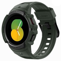 Spigen RUGGED ARMOR &PRO& GALAXY Watch 4/5 (44 MM) MILITARY GREEN hind ja info | Nutikellade ja nutivõrude tarvikud | kaup24.ee