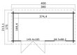 Aiamaja Mira175 6,3 m² hind ja info | Kuurid ja aiamajad | kaup24.ee